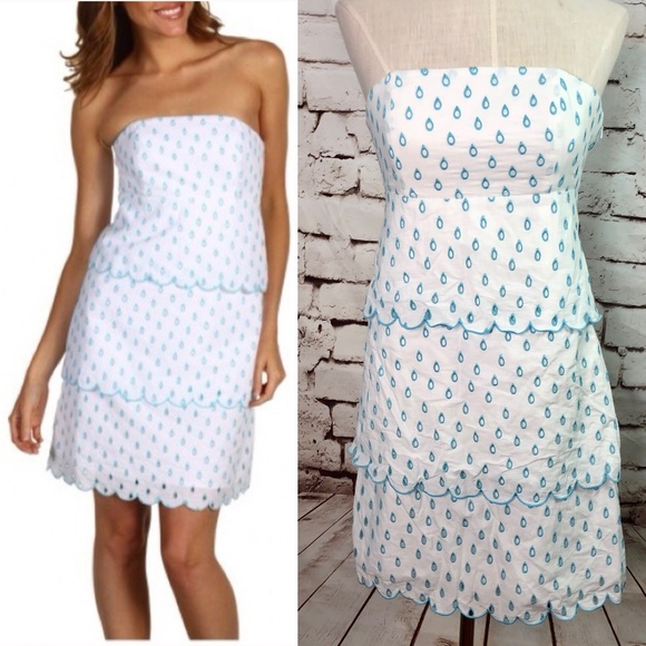 Lilly Pulitzer Dresses & Skirts - Lilly Pulitzer Franco Shorely Blue April Showers